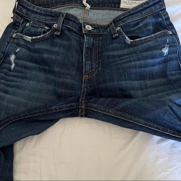 Rag & Bone Dre Low-Rise Boyfriend Jeans 27 - Picture 5 of 10